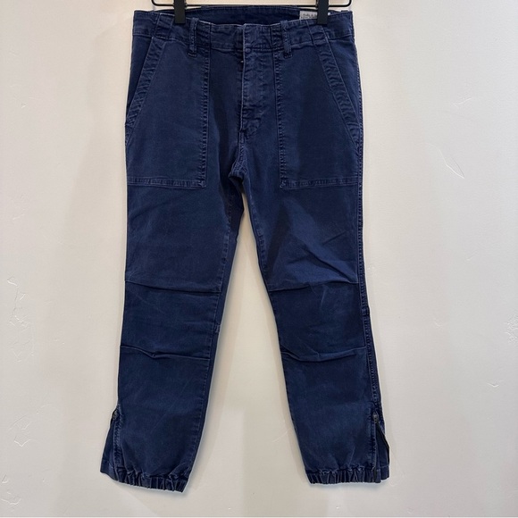 NILI LOTAN blue jogger French Military Pant Dark Navy! - Picture 5 of 14